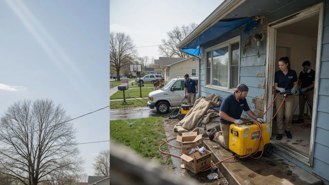 Basement Flood Cleanup in Sterling, MA near me